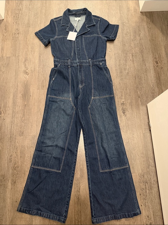 pistola Pants - Pistola Alpine Dark Blue Denim Jumpsuit